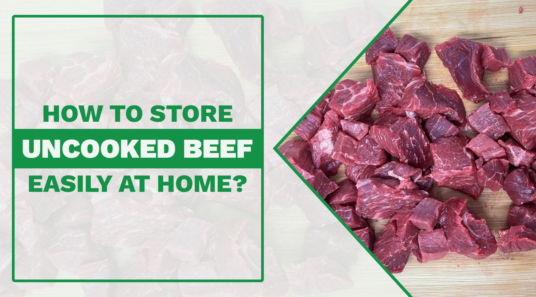 How do you store ground beef at home? - 3 Lakes Ranch