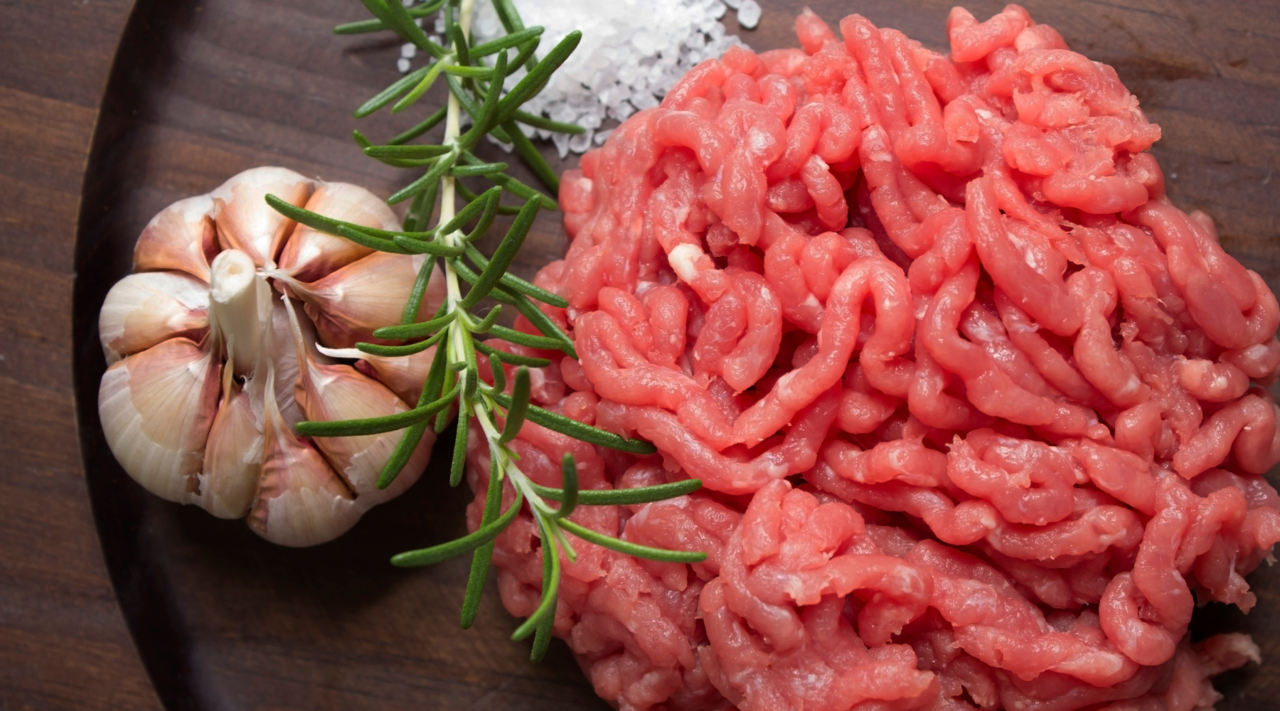 uncooked ground beef 