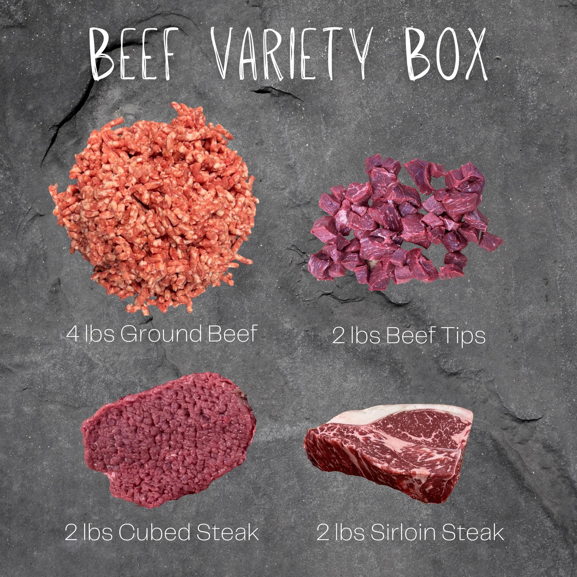 grain finished beef box