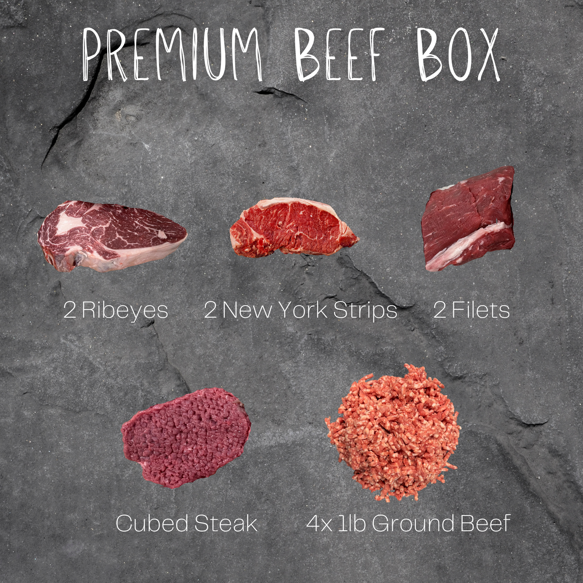 Premium Beef Cuts Box- 10 Lbs